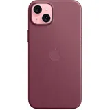 Apple Feingewebe Case mit MagSafe, Backcover, Apple, iPhone 15 Plus Mulberry