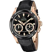 Jaguar Leder schwarz Connected Armbanduhr UJ959/1