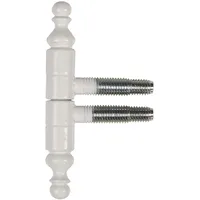 Sfs Einbohrband mit Zierkopf 13 mm - Stahl weiß RAL 9016 *