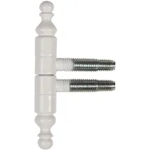 Sfs Einbohrband mit Zierkopf 13 mm - Stahl weiß RAL 9016 *