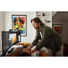 HP E45c G5 44,5" DQHD Curved schwarz