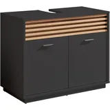 BASIC by Balculina Waschbeckenunterschrank Liguria 80 x 64 cm Grau
