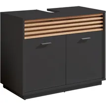 BASIC by Balculina Waschbeckenunterschrank Liguria 80 x 64 cm Grau