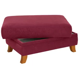 Home Affaire Hocker Trondheim mit Stauraum 101 x 48 x 66 cm Rot