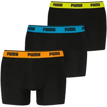 Puma Everyday Basic Boxershorts schwarz/ blau XL 3er Pack
