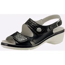 Sandalette AIRSOFT, Damen, Gr. 41, schwarz, Glattleder, Lackleder, feminin, Schuhe