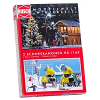 BUSCH Schneekanonen 2er Pack 1169 H0
