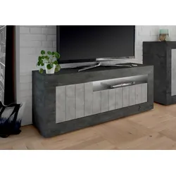Lowboard INOSIGN "Urbino", grau (schieferfarben, beton), Sideboards, Breite 138 cm