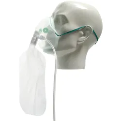 Sauerstoffmaske EcoLite mit Beutel und Schlauch, hohe Konzentration