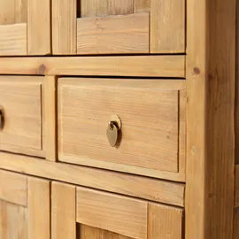 Tikamoon Schrank Yuki aus massivem Recycling-Kiefernholz Natur