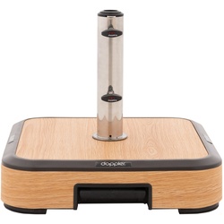Doppler AluWood Trolley Sockel mit Rollen,,