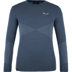 Salewa Zebru MED Warm AMR K Long Sleeve Tee dark denim (8670) 152