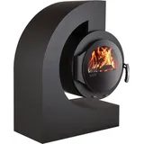 KANUK | Kaminofen Kanuk - Hang | schwarz | 8 kW - Schwarz