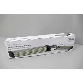 Rosenstein & Söhne Faltbare XXL-Edelstahl Abtropf-Auflage für Spülbecken, 55x45cm