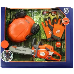Husqvarna Spielzeug-Kettensäge 550XP mit Schutzausrüstung