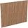 Schake Holzwand 250 x 200 cm Braun/Massivholz