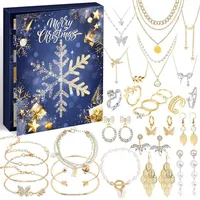 LuxusKollektion Schmuck-Adventskalender Schmuck Adventskalender 2024 für Frauen Mädchen Weihnachten 24