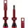 Peaty's MK2 Tubeless Ventile 80 mm Rot