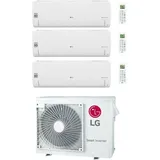 Klimagerät LG Trial Split Inverter Inverter Libero Smart Series 9+9+9 mit MU3R19 UL0 R-32 9000+9000 btu Wi-Fi Integrated