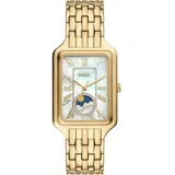 Fossil Damen Analog Quarz Uhr mit Edelstahl Armband ES5398