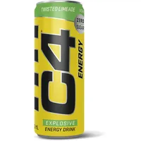 Flavor world C4 Energydrink Twisted Limeade 330ml ink. Pfand