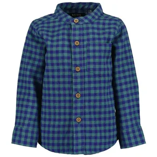 Blue Seven Langarmhemd Blue Seven Baby Jungen Karohemd Langarm Hemd kariert dunkelblau (1-tlg., kein Set) blau 68