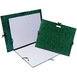 Exacompta 532800E 5x Zeichenmappe mit Bändchen für Format 50x70cm Annonay, 52x72cm - Grün