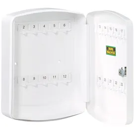 Burg Wächter Schlüsselbox Key Box mit 24 Haken Weiß