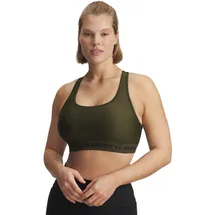 Under Armour Crossback Mid Bra Grün/Schwarz M