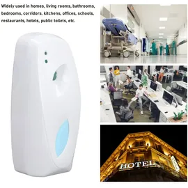 KZQ Automatischer Duftsprüher, Zeitgesteuerte Lichtwahrnehmung, wandmontierter Duftspender für Zuhause, Badezimmer, Toilette, Büro