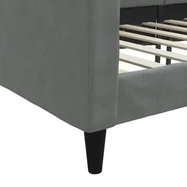 vidaXL Tagesbett 100 x 200 cm Dunkelgrau