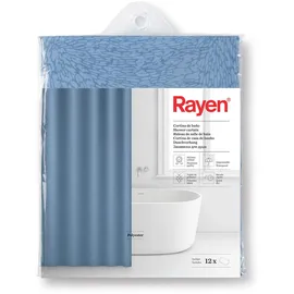 Rayen Badevorhang 180 x 200 cm Blau