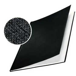 LEITZ Harte Abdeckungen DIN A4. Klassische Serie. Buchrücken 21 mm. Schachtel mit 10 Deckeln, schwarz