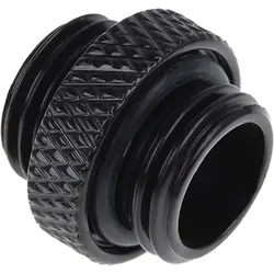Alphacool 17399, Schwarz, Anpassung, Flüssigkeit, Messing, 1/4 Zoll, 15 mm