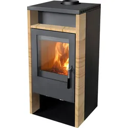 Kaminofen FIREFIX "»Rhea«", beige (schwarz), Kaminöfen