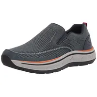 Skechers Herren Remaxed-Edlow Strick-Mesh-Slipper, Navy, 44 EU - 44 EU