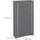 Relaxdays Schuhschrank 86 x 158 x 30 cm 9 Fächer anthrazit