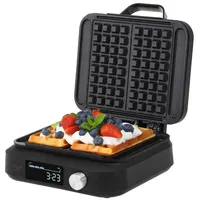 Adler Waffeleisen Waffeleisen Waffelautomat Belgische Waffeln Wafflemaker Adler AD 3087, 2200 W schwarz