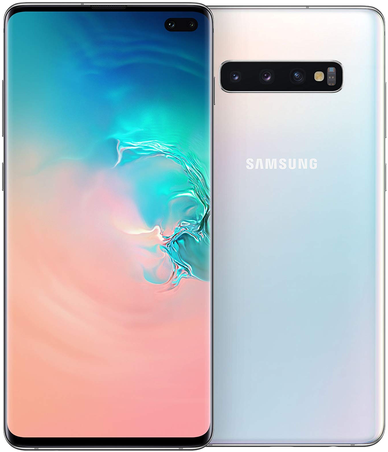 Samsung Galaxy S10+ Smartphone (16.3cm (6.4 Zoll) 128 GB interner Speicher, 8 GB RAM, prism Weiß) - [Standard] Deutsche Version