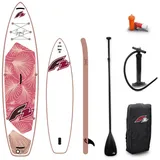 F2 SUP Board Damen Stand Up Paddle Board Impact 335 x 81 x 15 cm weiß