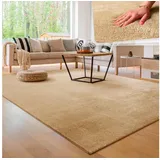 Paco Home Cadiz 630 Kurzflorteppich 140 x 200 cm beige