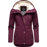 Marikoo Damen warme Winterjacke mit Kapuze Bikoo Wine Gr. M - M