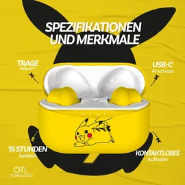 OTL Technologies Pokemon Pikachu Earpods - Multicolor - One Size