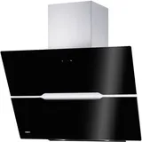 ORANIER Kopffrei-Wandhaube Vivio 75 S - Schwarzer Glasschirm aus Sicherheitsglas, 75 cm, EEK: A