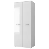 Möbel Kraft Drehtürenschrank Franco ¦ weiß ¦ Maße (cm):