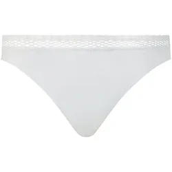 Chantelle Damen Tanga - Cozy Chic, unsichtbar, atmungsaktiv Weiß XL