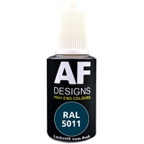 Alex Flittner Designs Lackstift RAL 5011 STAHLBLAU seidenmatt 20ml Reparaturstift Acryl Retuschierlack Reparaturlack Holz Metall Möbel Bad