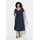 Ulla Popken Damen große Größen Übergrößen Plus Size Maxikleid, Tunnelzug, V-Ausschnitt, ärmellos Universum 58+ 838835730-58+ - 58-60