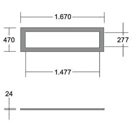 Brumberg Leuchten Akustikpaneel 1670x470mm 85320101