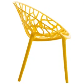 CLP Gartenstuhl Hope Sessel 59 x 59 x 80 cm gelb 2 St.